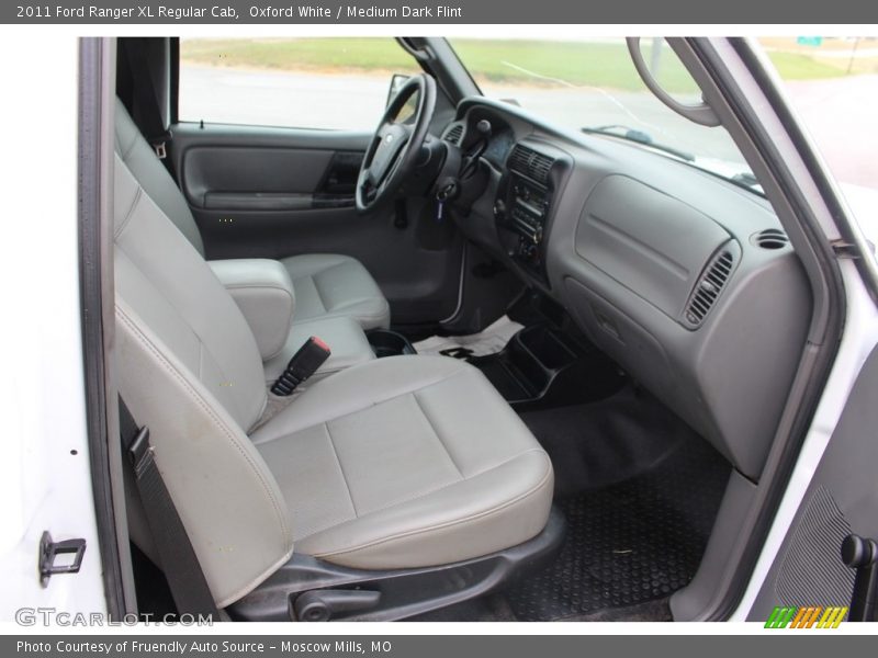 Oxford White / Medium Dark Flint 2011 Ford Ranger XL Regular Cab
