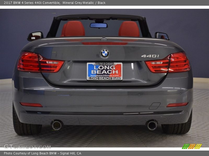 Mineral Grey Metallic / Black 2017 BMW 4 Series 440i Convertible