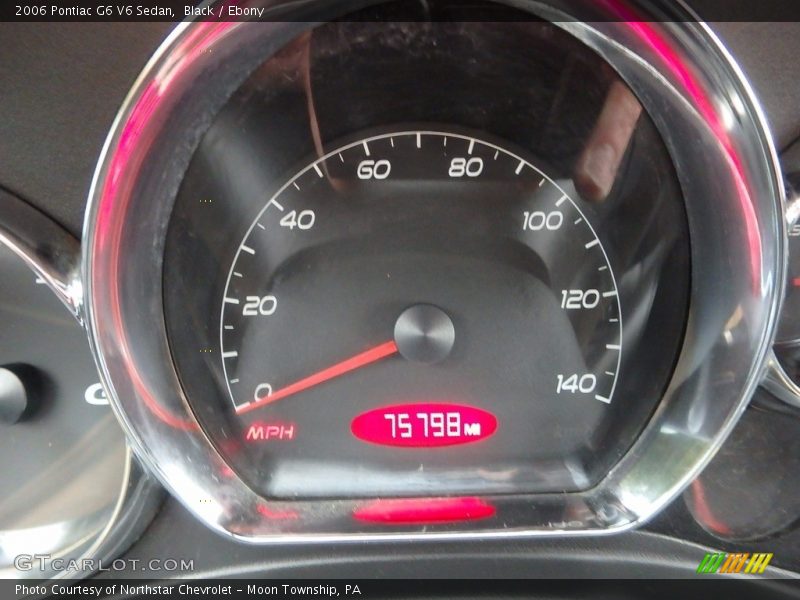Black / Ebony 2006 Pontiac G6 V6 Sedan
