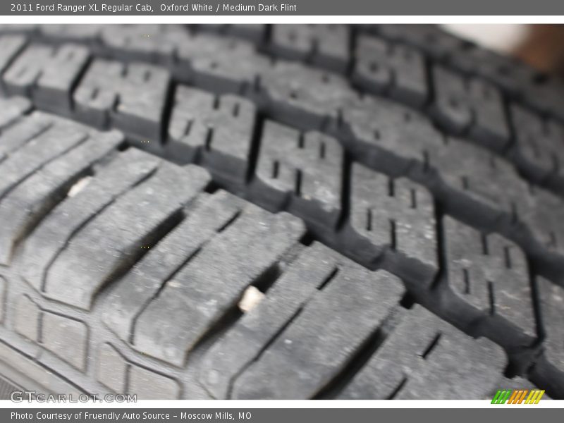 Oxford White / Medium Dark Flint 2011 Ford Ranger XL Regular Cab
