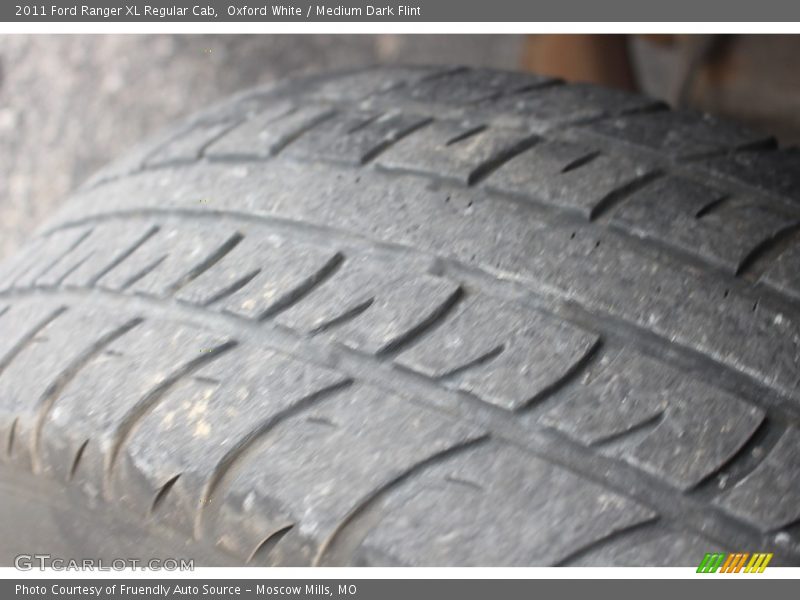 Oxford White / Medium Dark Flint 2011 Ford Ranger XL Regular Cab