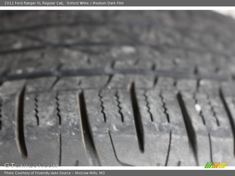 Oxford White / Medium Dark Flint 2011 Ford Ranger XL Regular Cab
