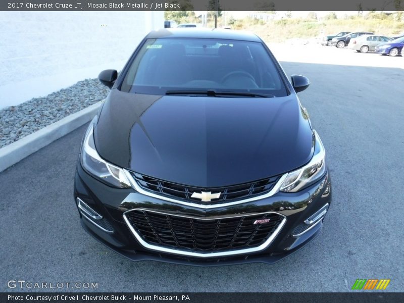 Mosaic Black Metallic / Jet Black 2017 Chevrolet Cruze LT