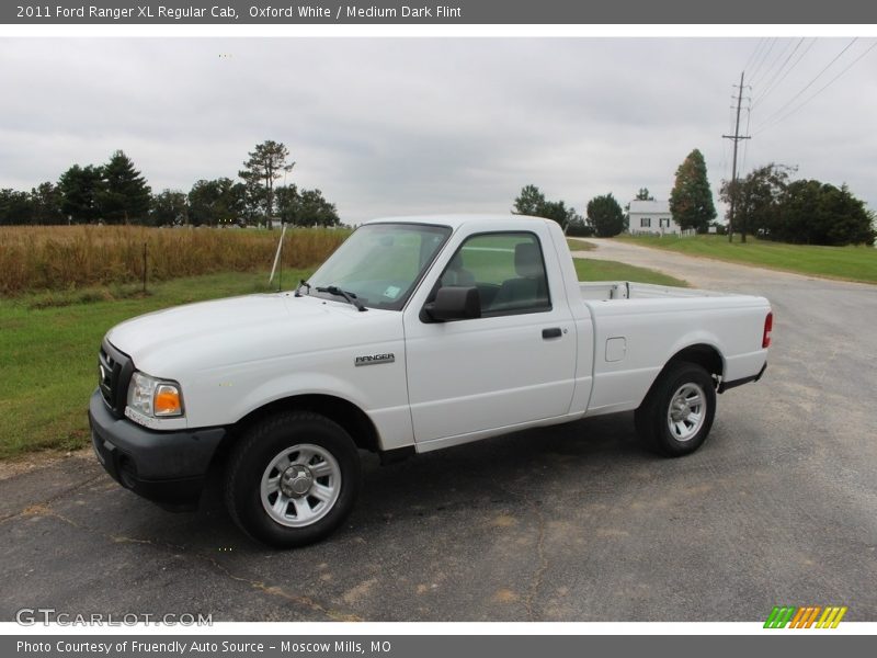 Oxford White / Medium Dark Flint 2011 Ford Ranger XL Regular Cab