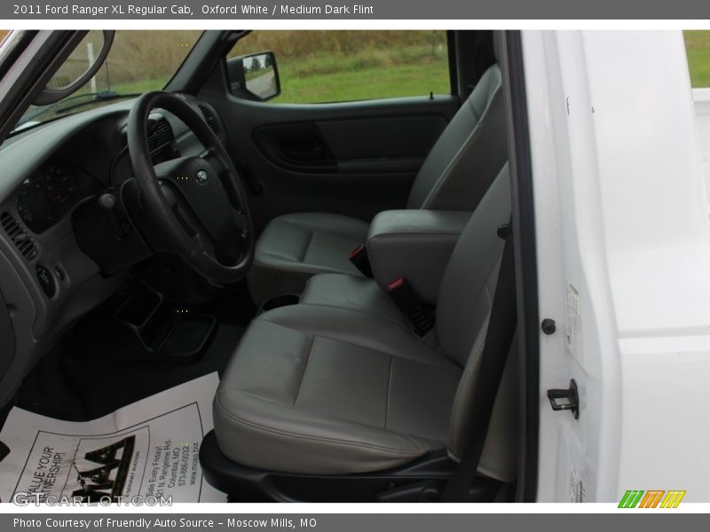 Oxford White / Medium Dark Flint 2011 Ford Ranger XL Regular Cab
