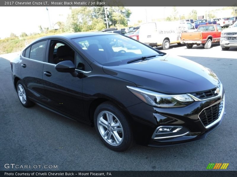 Mosaic Black Metallic / Jet Black 2017 Chevrolet Cruze LT