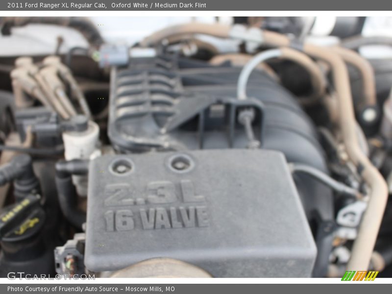 Oxford White / Medium Dark Flint 2011 Ford Ranger XL Regular Cab