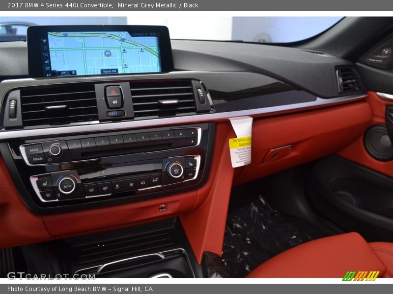 Mineral Grey Metallic / Black 2017 BMW 4 Series 440i Convertible