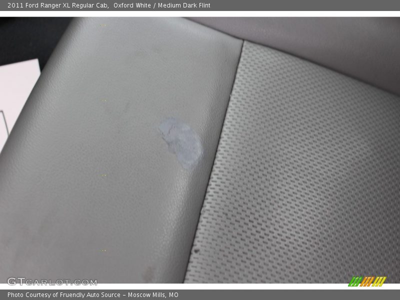 Oxford White / Medium Dark Flint 2011 Ford Ranger XL Regular Cab