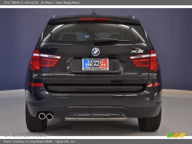 Jet Black / Sand Beige/Black 2017 BMW X3 xDrive28i
