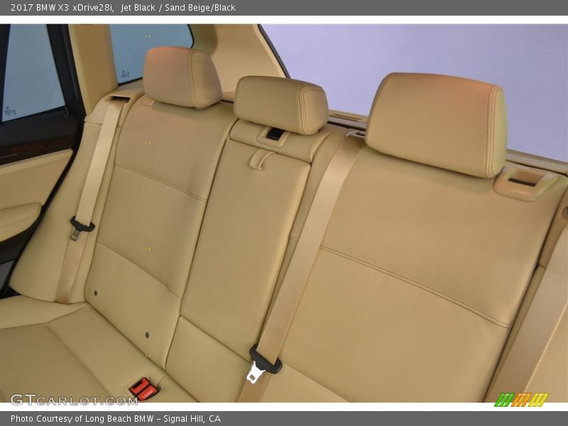 Jet Black / Sand Beige/Black 2017 BMW X3 xDrive28i