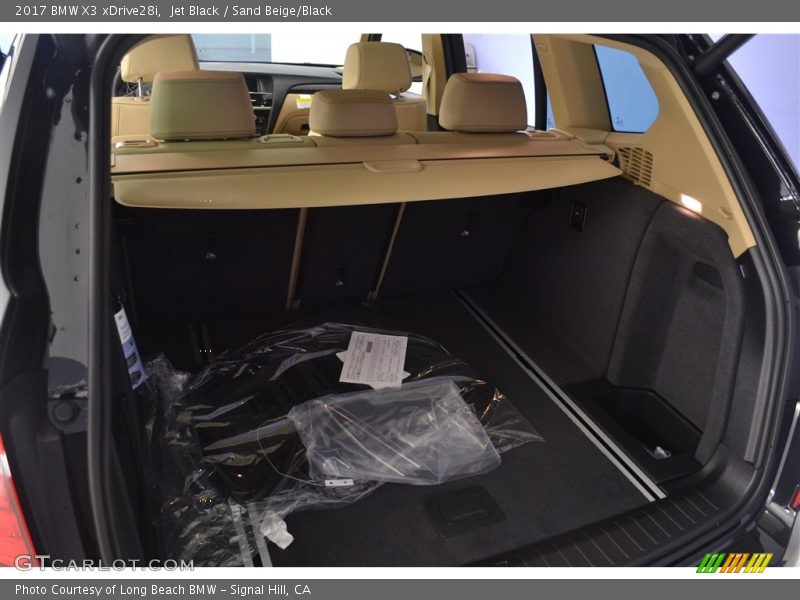 Jet Black / Sand Beige/Black 2017 BMW X3 xDrive28i