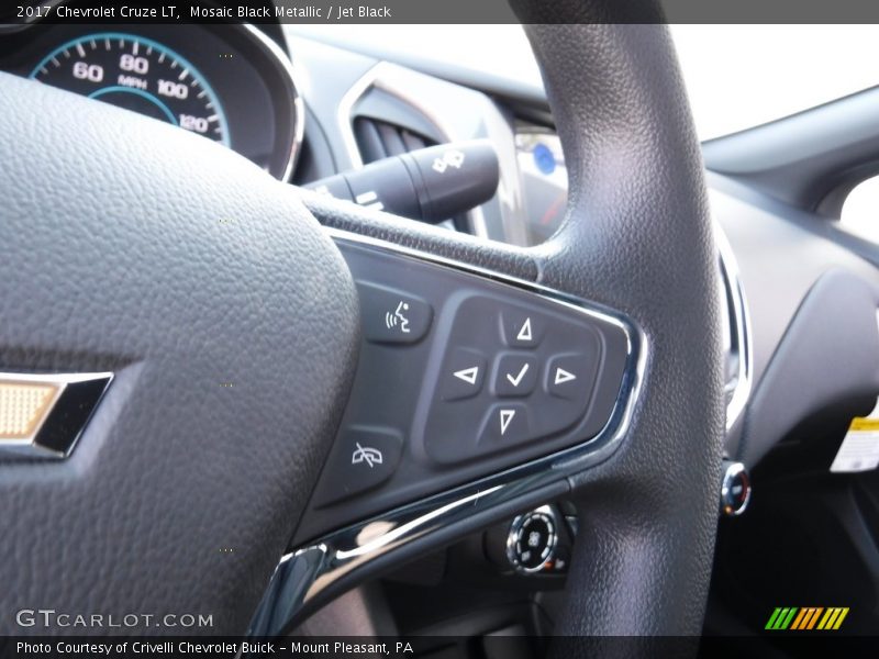 Mosaic Black Metallic / Jet Black 2017 Chevrolet Cruze LT