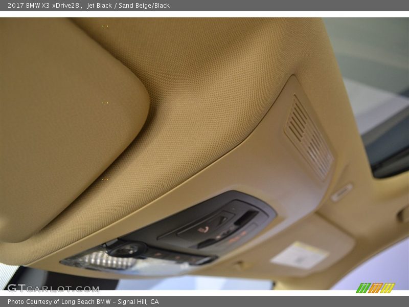 Jet Black / Sand Beige/Black 2017 BMW X3 xDrive28i