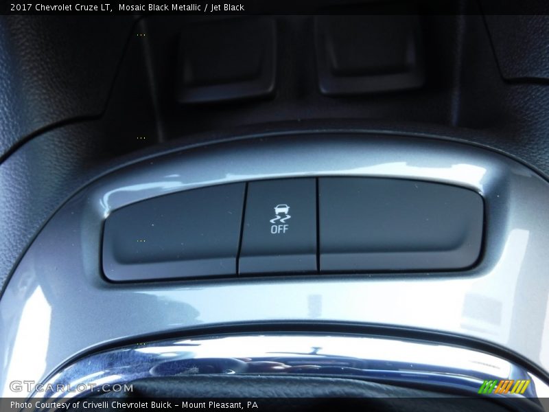 Mosaic Black Metallic / Jet Black 2017 Chevrolet Cruze LT