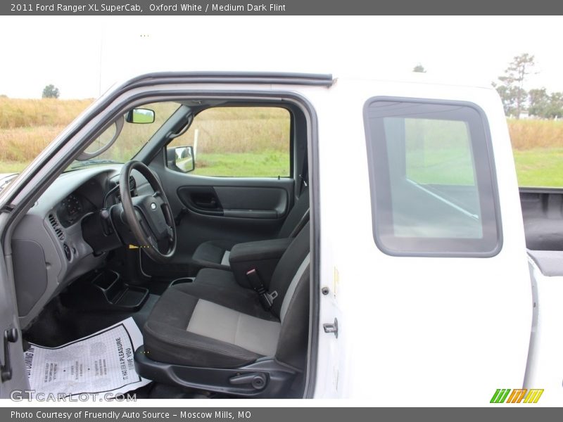 Oxford White / Medium Dark Flint 2011 Ford Ranger XL SuperCab