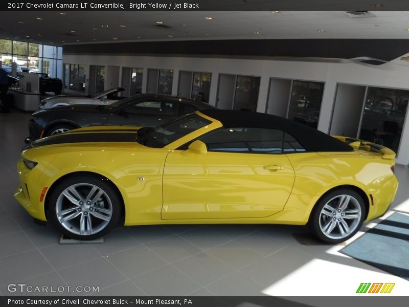 Bright Yellow / Jet Black 2017 Chevrolet Camaro LT Convertible