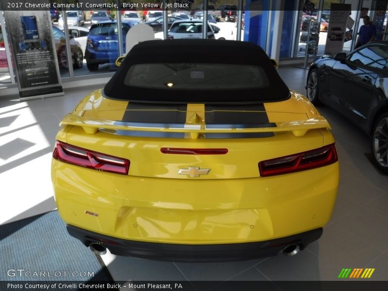 Bright Yellow / Jet Black 2017 Chevrolet Camaro LT Convertible