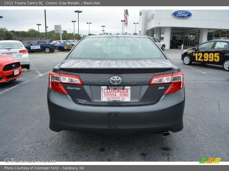 Cosmic Gray Metallic / Black/Ash 2013 Toyota Camry SE