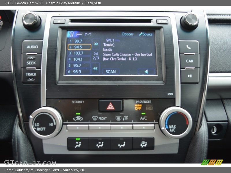 Cosmic Gray Metallic / Black/Ash 2013 Toyota Camry SE