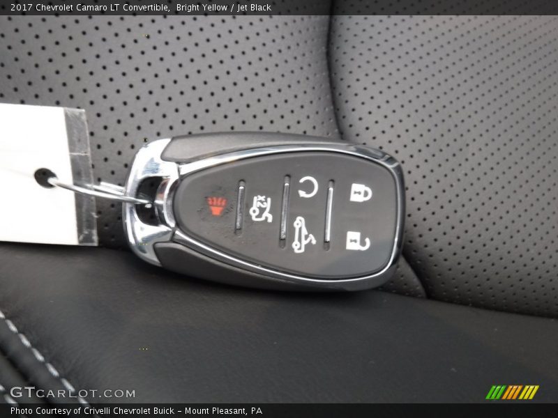 Keys of 2017 Camaro LT Convertible