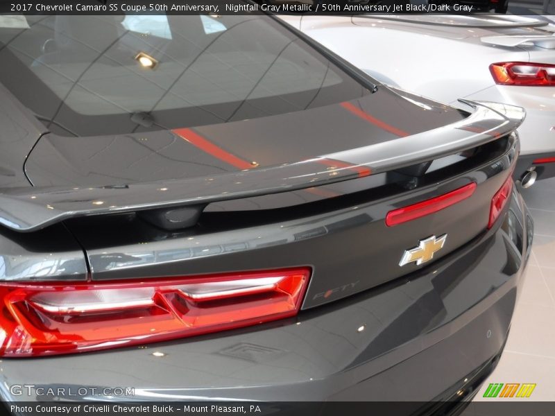 Nightfall Gray Metallic / 50th Anniversary Jet Black/Dark Gray 2017 Chevrolet Camaro SS Coupe 50th Anniversary