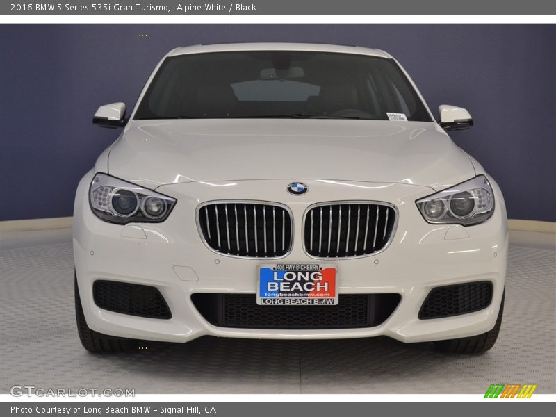 Alpine White / Black 2016 BMW 5 Series 535i Gran Turismo