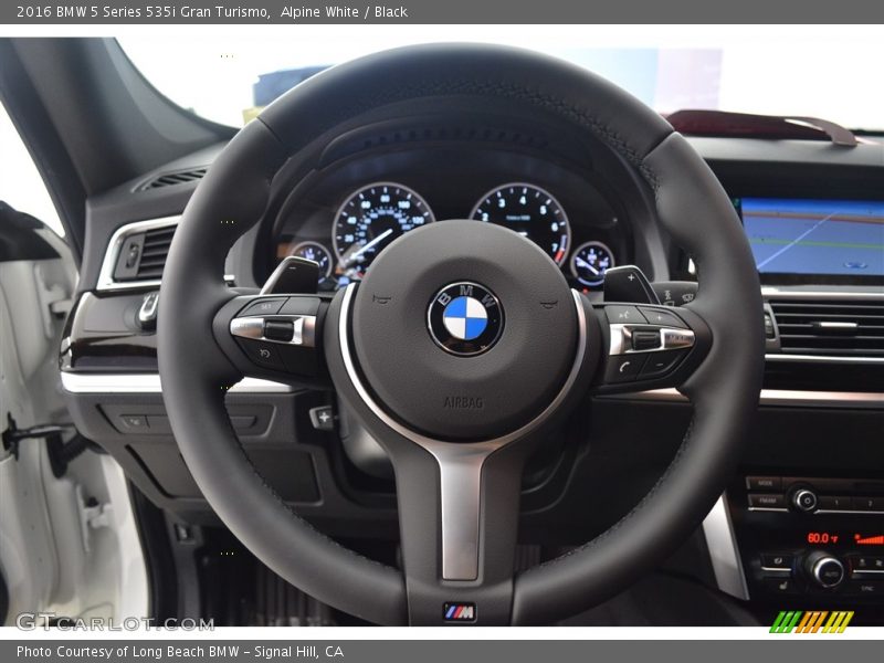 Alpine White / Black 2016 BMW 5 Series 535i Gran Turismo