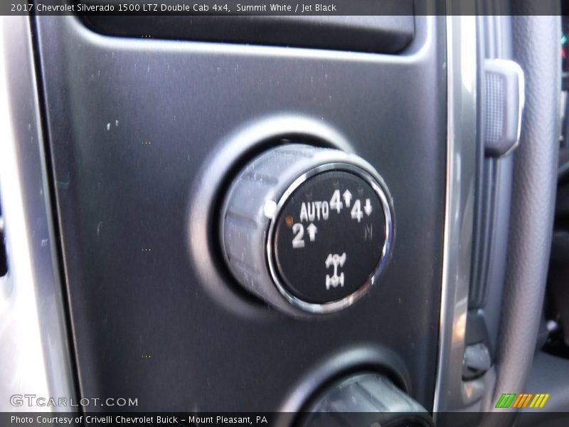 Summit White / Jet Black 2017 Chevrolet Silverado 1500 LTZ Double Cab 4x4