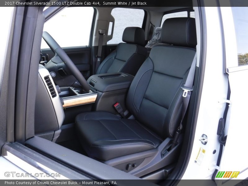 Summit White / Jet Black 2017 Chevrolet Silverado 1500 LTZ Double Cab 4x4