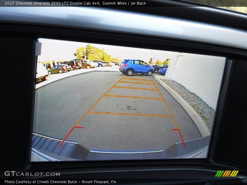 Summit White / Jet Black 2017 Chevrolet Silverado 1500 LTZ Double Cab 4x4