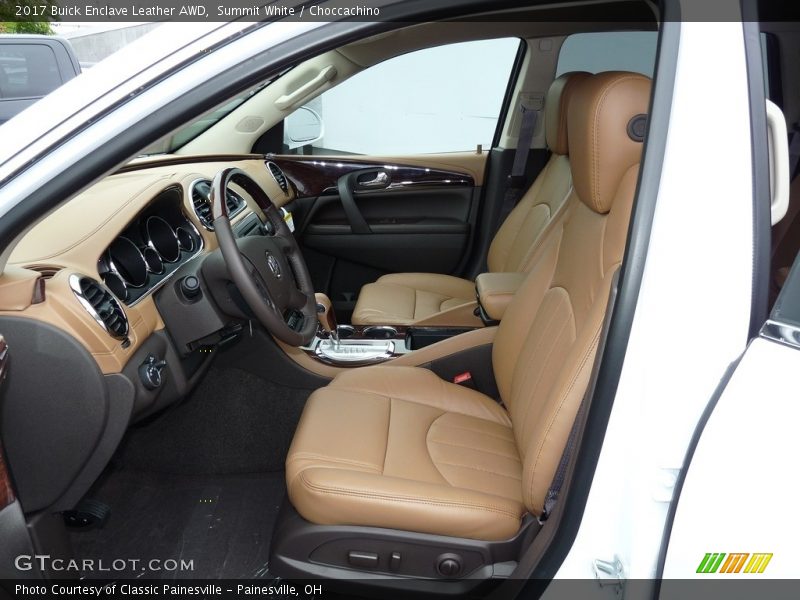 Summit White / Choccachino 2017 Buick Enclave Leather AWD