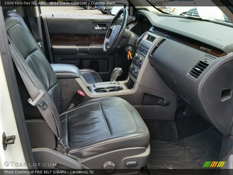 White Suede Clearcoat / Charcoal Black 2009 Ford Flex SEL AWD