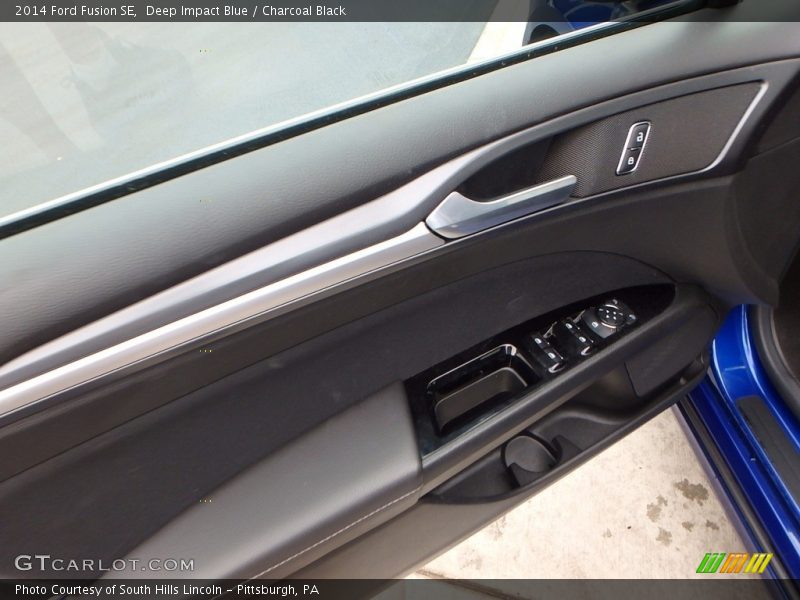 Deep Impact Blue / Charcoal Black 2014 Ford Fusion SE