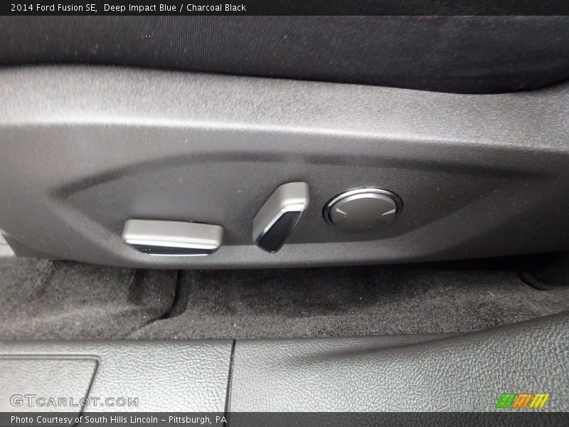 Deep Impact Blue / Charcoal Black 2014 Ford Fusion SE