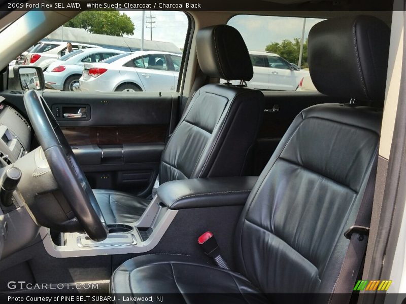 White Suede Clearcoat / Charcoal Black 2009 Ford Flex SEL AWD