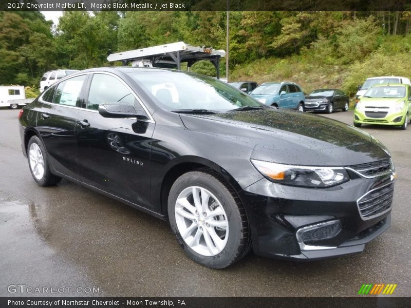 Mosaic Black Metallic / Jet Black 2017 Chevrolet Malibu LT