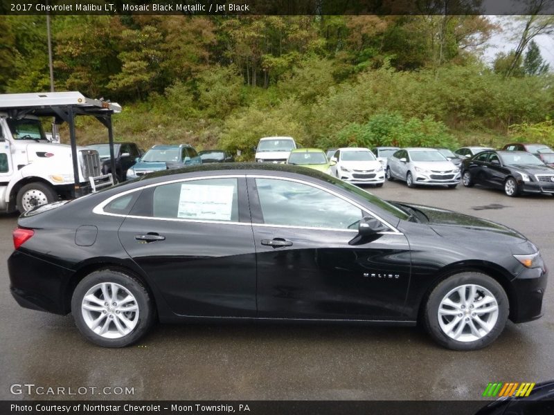 Mosaic Black Metallic / Jet Black 2017 Chevrolet Malibu LT