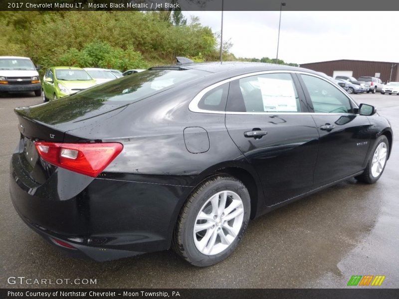 Mosaic Black Metallic / Jet Black 2017 Chevrolet Malibu LT
