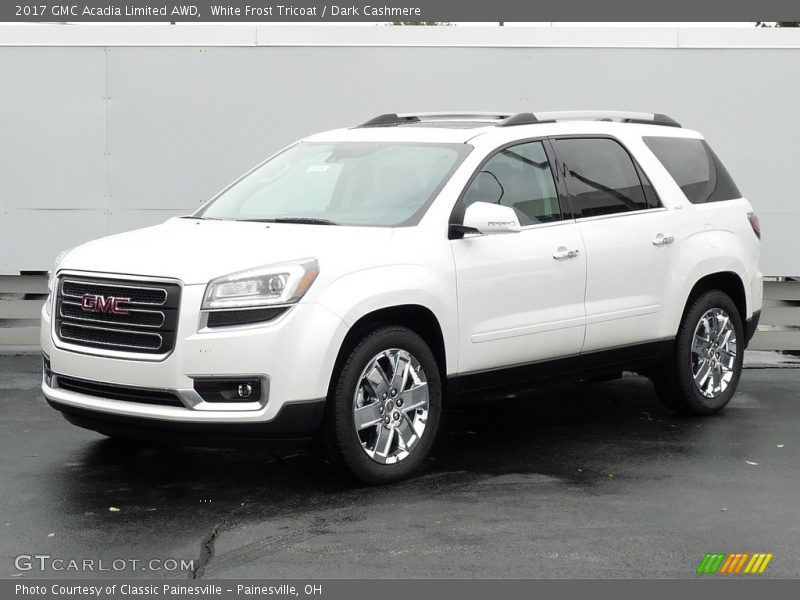 White Frost Tricoat / Dark Cashmere 2017 GMC Acadia Limited AWD