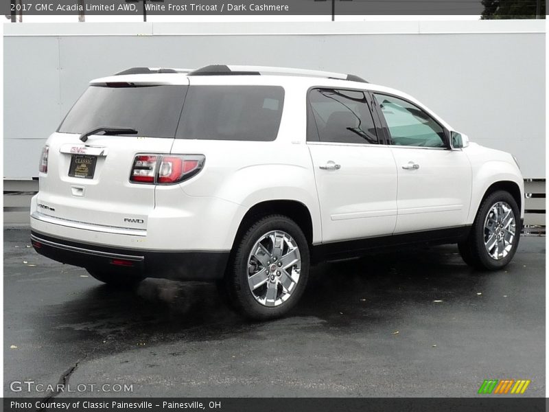 White Frost Tricoat / Dark Cashmere 2017 GMC Acadia Limited AWD
