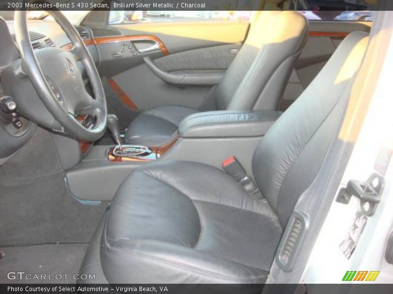 Brilliant Silver Metallic / Charcoal 2003 Mercedes-Benz S 430 Sedan