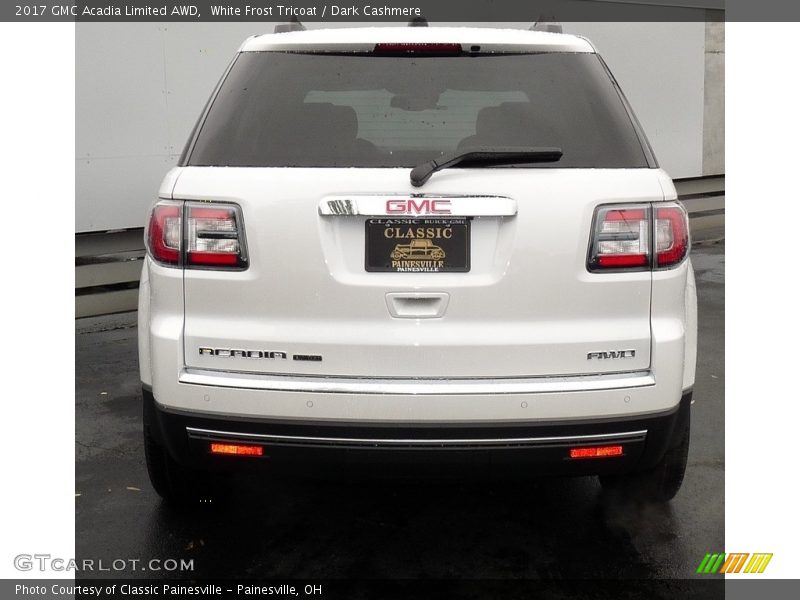 White Frost Tricoat / Dark Cashmere 2017 GMC Acadia Limited AWD