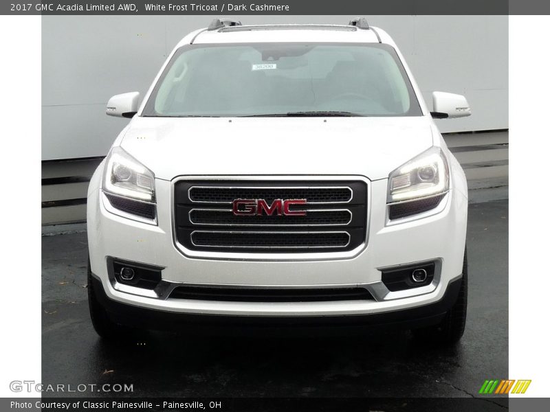 White Frost Tricoat / Dark Cashmere 2017 GMC Acadia Limited AWD