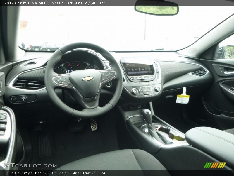 Mosaic Black Metallic / Jet Black 2017 Chevrolet Malibu LT