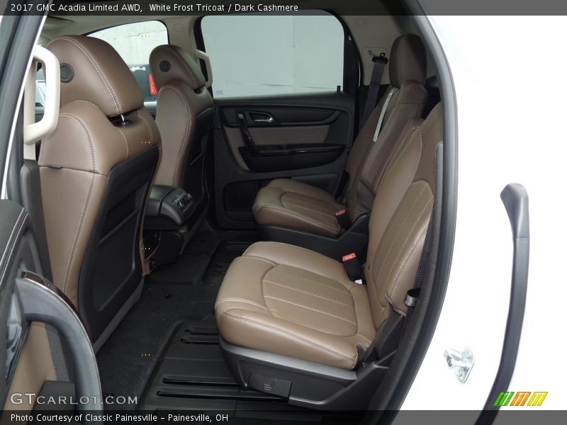 White Frost Tricoat / Dark Cashmere 2017 GMC Acadia Limited AWD