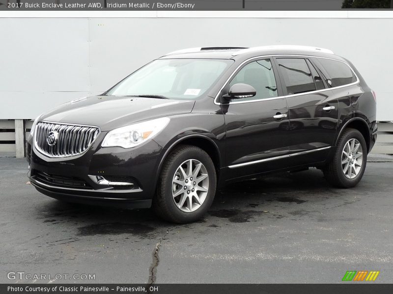 Iridium Metallic / Ebony/Ebony 2017 Buick Enclave Leather AWD