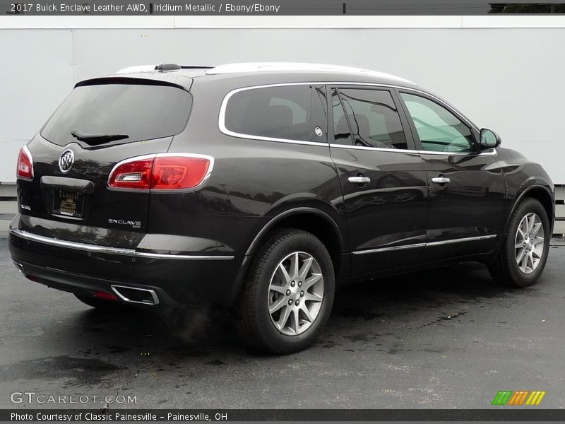 Iridium Metallic / Ebony/Ebony 2017 Buick Enclave Leather AWD