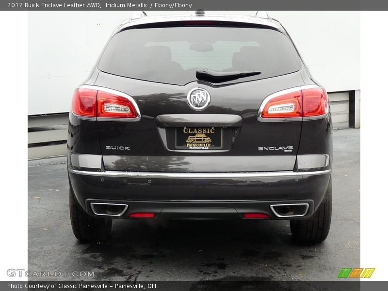 Iridium Metallic / Ebony/Ebony 2017 Buick Enclave Leather AWD