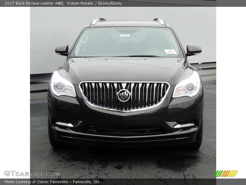 Iridium Metallic / Ebony/Ebony 2017 Buick Enclave Leather AWD